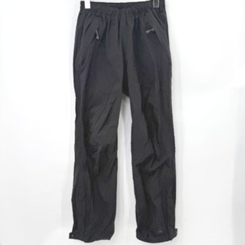 REI Elements Rain Pants Mens S Hiking Gorpcore Outdoor Waterproof Black Nylon